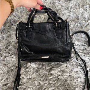 Rebecca Minkoff Black Pebbled Leather Crossbody